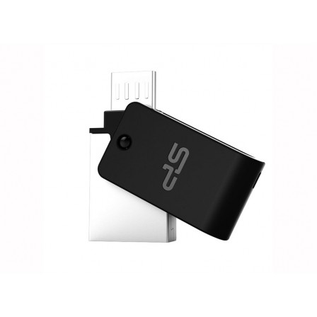 Silicon Power Mobile Flash Drive OTG X21 -16GB - USB2 - فلش مموری OTG سیلیکون پاور مدل X21 با ظرفیت 16 گیگابایت USB2